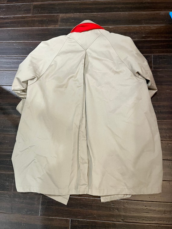 Tan London Fog Long Jacket Size8 - image 3