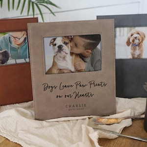 Dog Memorial Frame | Personalized Pet Picture Frame Frame | Cat Memorial Frame | Pet sympathy Gift | Pet Memorial Frame |   F16