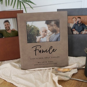 Gift for Uncle - Funcle like a dad only cooler - gift for uncle from nieces and nephew, personalized uncle frame - F18
