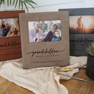 Mothers day Gift for grandma from grandkids Personalized Picture Frame - Birthday Gift for Grandma - Great Grandma Gift F01