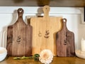 Charcuterie board personalized with Initials | Wedding Gift for couple | Engagement Gift Bridal Shower Gift - 060