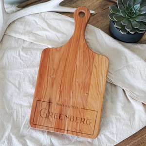 Personalized Cutting Board wedding gift Charcuterie Board monogram cutting board, engagement gifts for couple, custom cutting board -011
