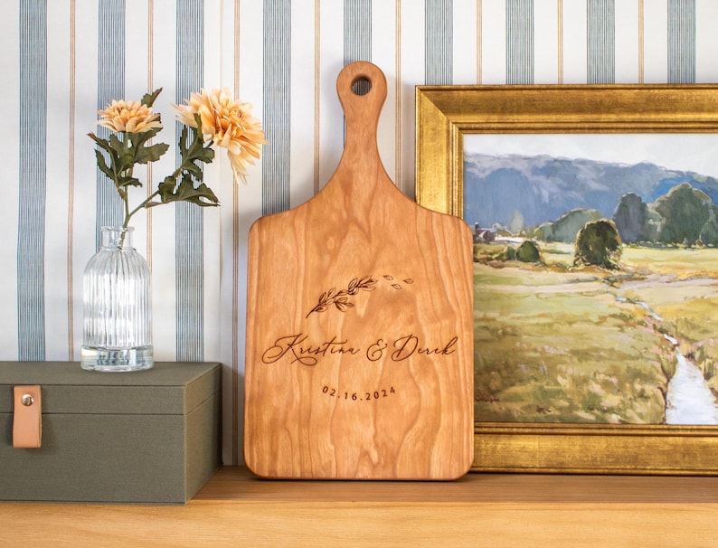 Charcuterie Board Personalized Cutting Board | wedding gift for Couple | | Custom Wedding Gift | Engagement Gift | Bridal Shower Gift |