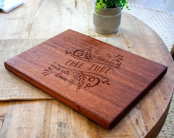 Personalized Charcuterie Board for chef Cutting Board Custom Cutting Board, personalized birthday gift, kitchen sign - 020