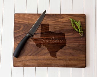 State of Texas Personalized Charcuterie Board, Texas Housewarming, Texas Mother's Day Gift Texas, Texas gift, Texan Decor cutting board