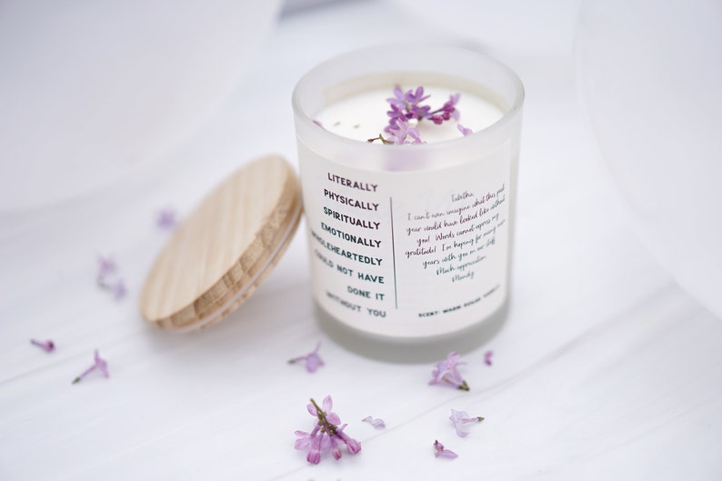 Thank You Gift Personalized Fall Candle Gift Box-wedding thank you-nurse gift-colleauge gift-gift for coworker-hostess gift-teacher gift zdjęcie 5