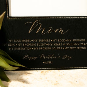 Personalized Mothers day Gift for Mom from Daughter | Personalized Picture Frame | Mother Gift | Gift for Grandma | Birthday Gift for Mom