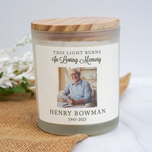 Memorial Candle Bereavement Gift Idea |  Sympathy Gift | Memorial Gift for Loss of Mother | Loss of Father | Condolence Gift