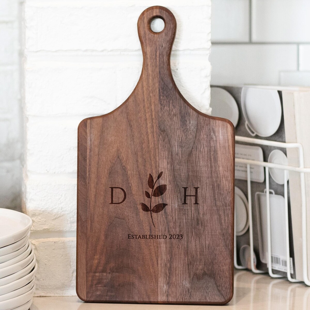 Charcuterie Board Personalized With Initials Valentines Day Gift for Couple Engagement Gift Bridal Shower Gift 060 - Etsy
