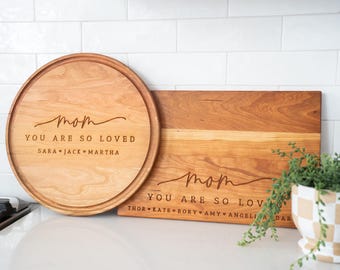 Personalized Mother's Day Gift for Grandma Personalized charcuterie board from Grandkids gift for mom from adult kids gift for nana