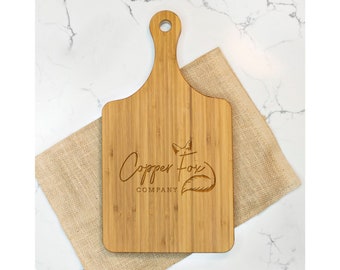 Real Estate Logo Cutting Board - Employee Appreciation Gifts -Real Estate Marketing Real Estate Closing Housewarming-Business Gift-Logo Gift