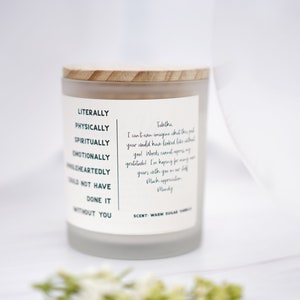 Thank You Gift Personalized Fall Candle Gift Box-wedding thank you-nurse gift-colleauge gift-gift for coworker-hostess gift-teacher gift zdjęcie 8