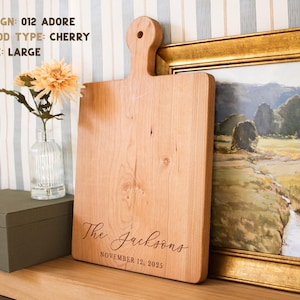 Personalized Cutting Board: Custom Housewarming, First Home & Closing Gift | Home Sweet Home | Mother's Day image 14