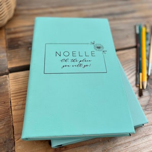 Personalized Leather Notebook Easter Gift Engraved with Your Quote | Customer Leather Journal | Personalized Journal | Dream Journal