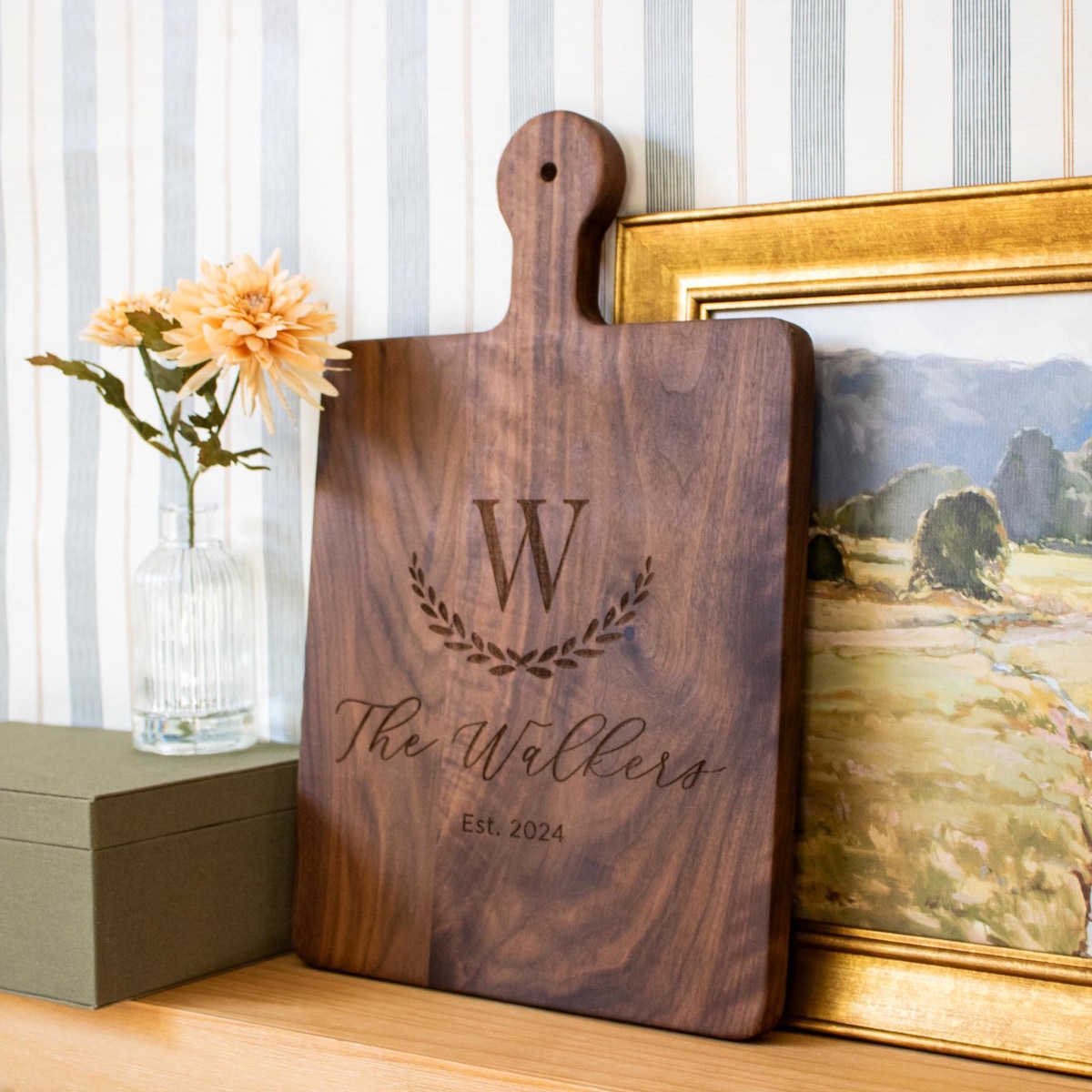 Details below- Personalized Cutting Board: Custom Wedding, Engagement, Bridal Shower, Housewarming Gift & Christmas Gift | Engraved Charcuterie Board - Etsy