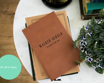 Regalo hecho a mano Regalo de cumpleaños para niños y adolescentes / Cartas a mi hijo / Cartas a mi hija Diario personalizado / Cartas a mi hijo