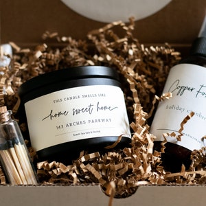 Thank You Gift Personalized Fall Candle Gift Box-wedding thank you-nurse gift-colleauge gift-gift for coworker-hostess gift-teacher gift zdjęcie 6