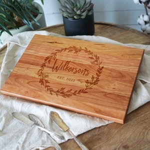 Custom Cutting Board Charcuterie Board Personalized Cheese Board Custom Engagement Gift Personalized Bridal Shower Gift Wedding Gift 005 image 1