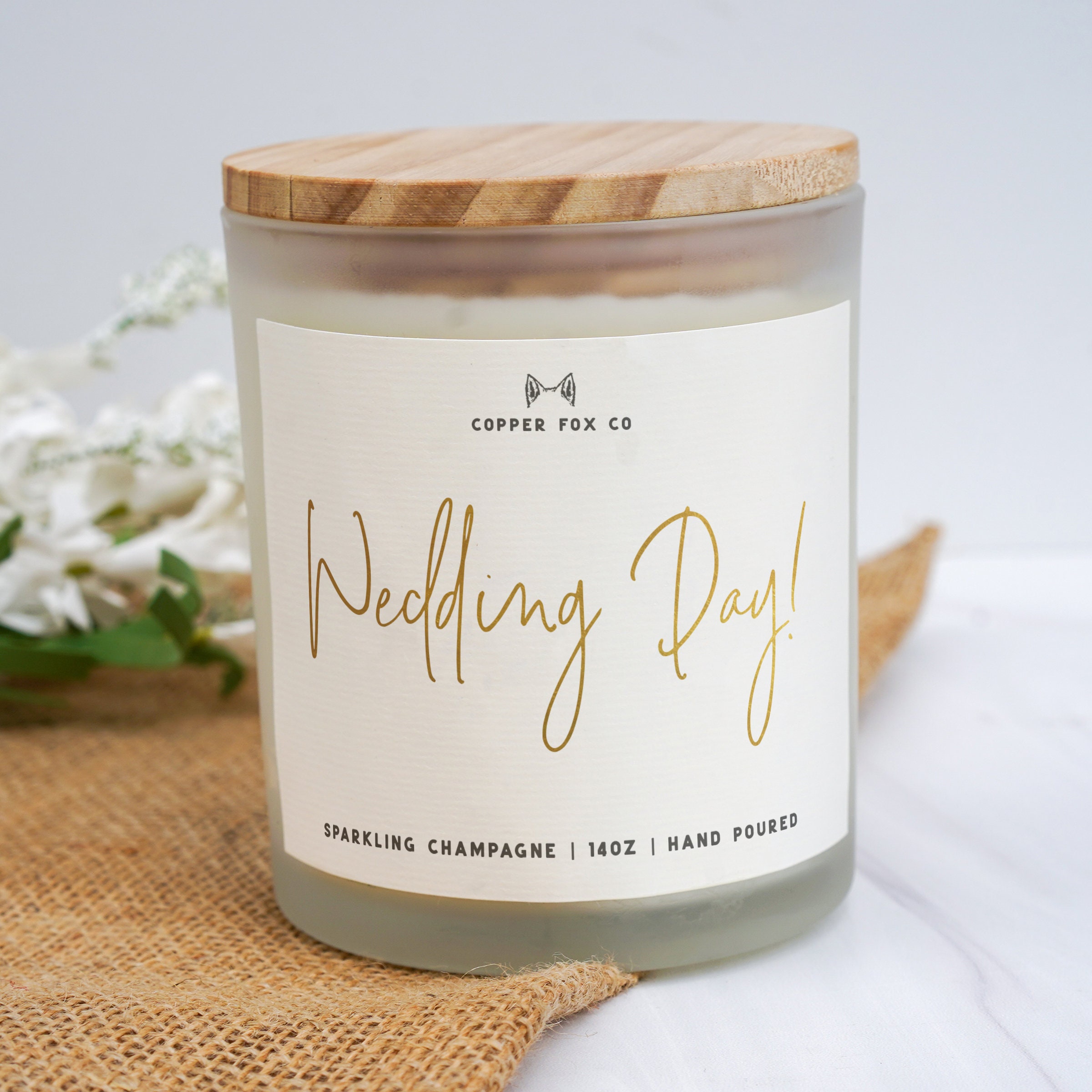 Wedding Day Soy Wax Candle