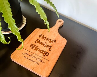 Mothers day Gift for couple Anniversary Gift Personalized Charcuterie Board custom couple cutting board, housewarming gift 010
