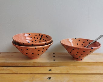 Red and blue bowl