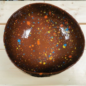 Speckled Roux stoneware salad bowl image 4