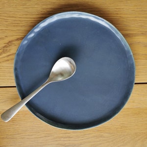 Dinner plate Bleue océan
