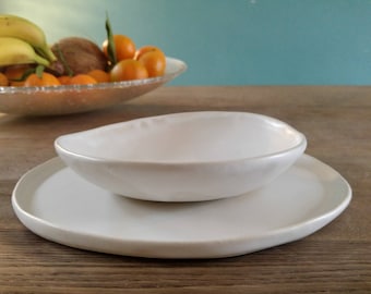 Assiettes creuses en céramique