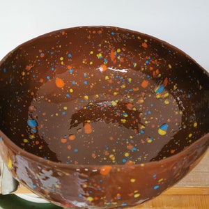 Speckled Roux stoneware salad bowl image 2