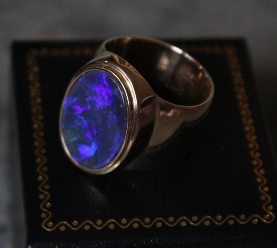 Anillo De Oro Amarillo 9ct luz en forma de D Anillo De Boda Banda sólido /& caracteriza