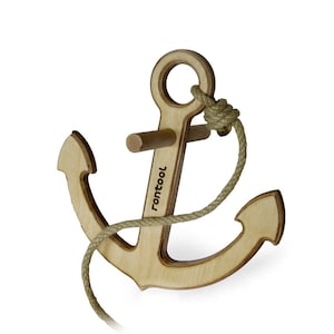 rontool ANCHOR made of wood for little pirates image 1