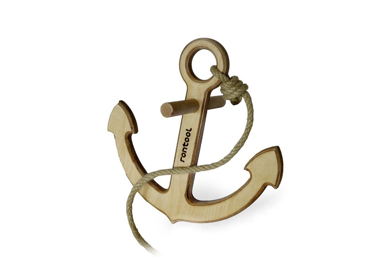 rontool ANCHOR made of wood for little pirates image 1