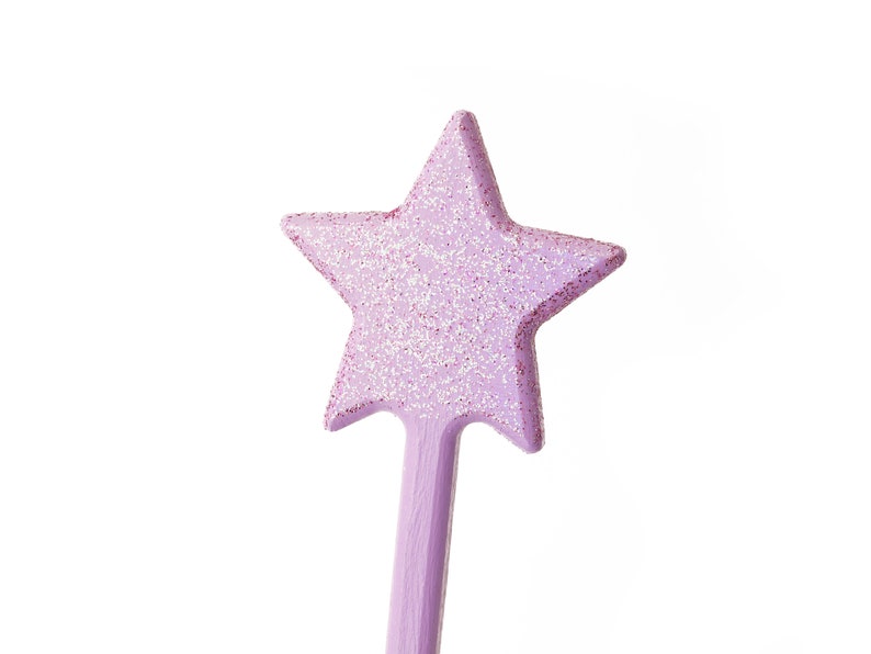 rontool violet wand / baguette de fée avec des paillettes image 1