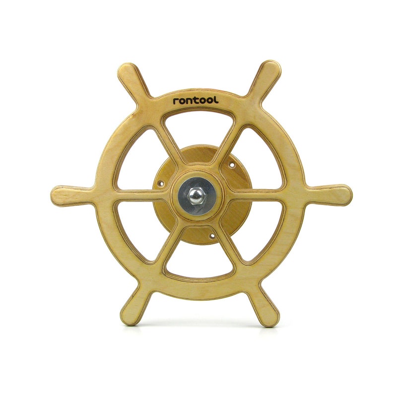 rontool wooden STEERING WHEEL for little pirates image 4