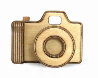 rontool KAMERA aus Holz für kleine Fotografen
