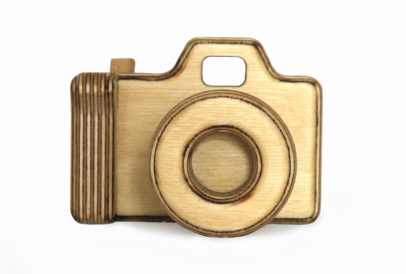 Rontool camera made of wood for small photographers image 1
