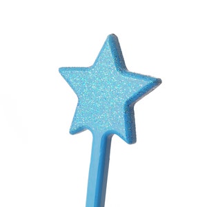 rontool BLUE MAGIC WAND / FAIRY WAND with glitter