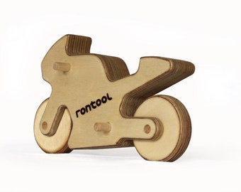 rontool moto en bois RACING MACHINE