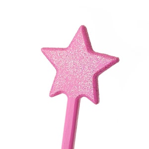 rontool PINK MAGIC WAND / FAIRY WAND with glitter