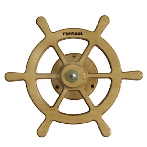 rontool wooden STEERING WHEEL for little pirates image 1