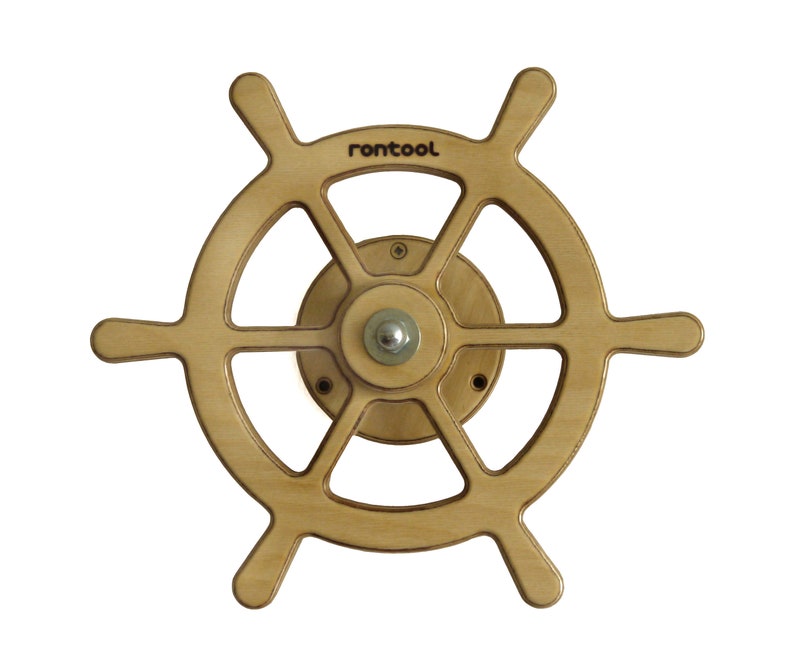 rontool wooden STEERING WHEEL for little pirates image 1