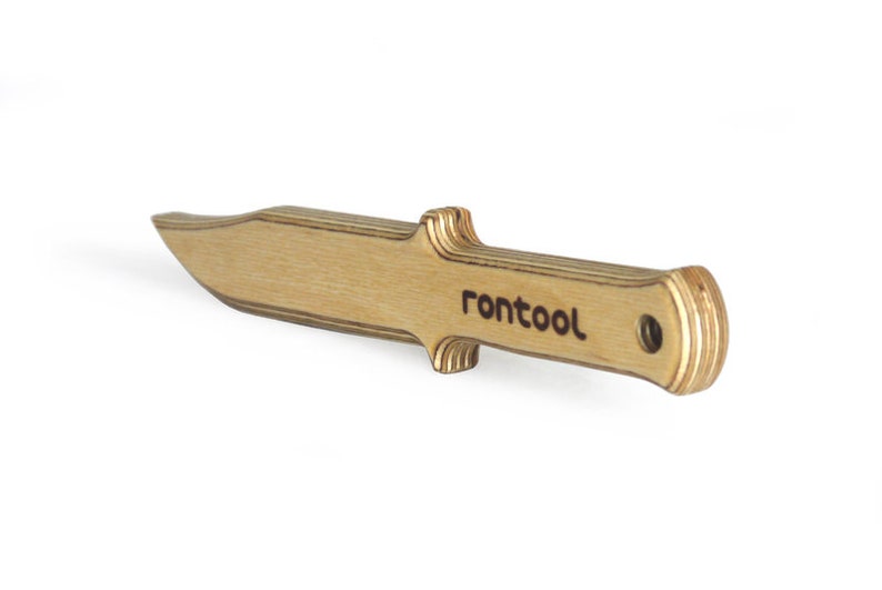 rontool big wooden knife for little cooks image 1