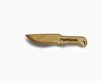 rontool wooden knife for little cooks