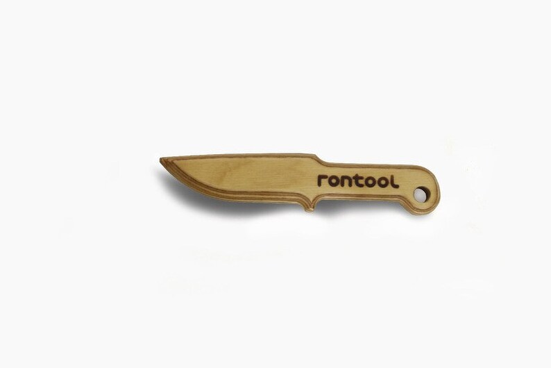 rontool wooden knife for little cooks image 1