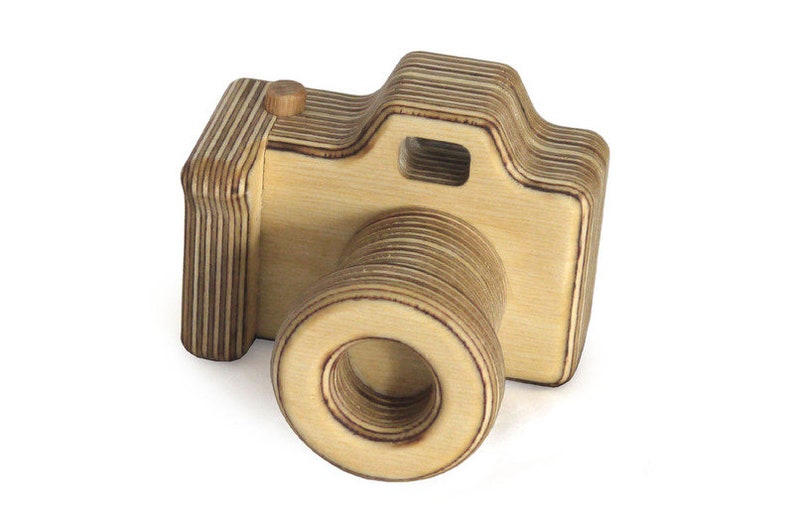 Rontool camera made of wood for small photographers image 2