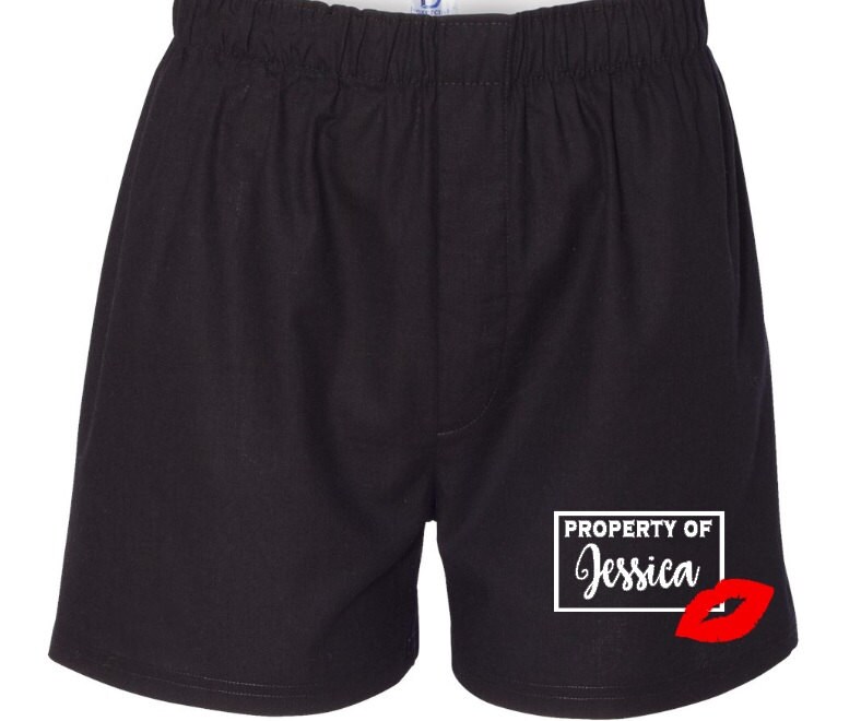 Personalized Boxers Mens Boxers Grooms Gift Gifts for Etsy