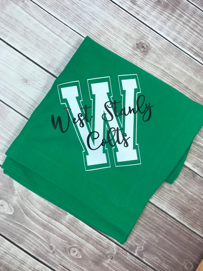 Personalized Stadium Blankets School Blankets Football Etsy