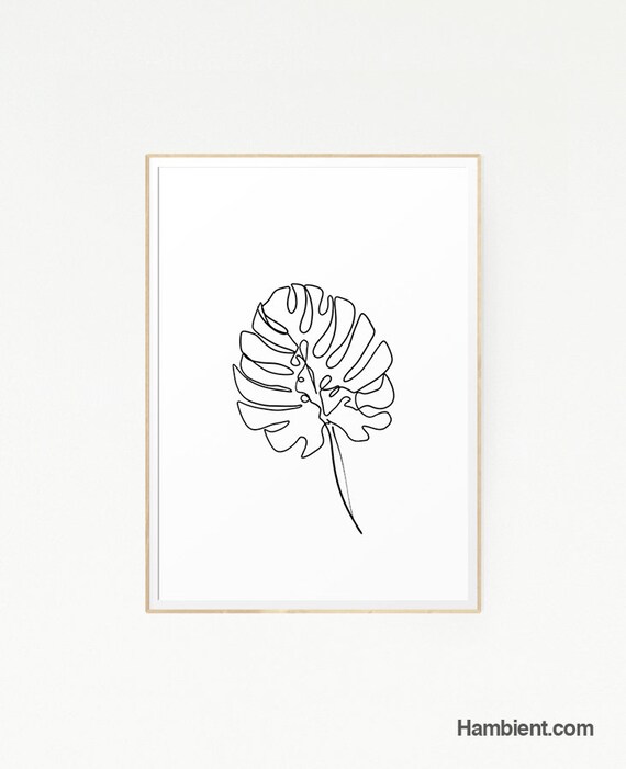 Print Monstera Leaf Drawing Leaves Female Woman Illustration Etsy Print Monstera Leaf Drawing Leaves Female Woman Illustration Etsy