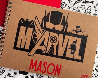 Disney Autograph Book | Marvel | Minnie Mouse | Mickey Mouse | Disney World | Disneyland | Captain America | Hulk | Boys Autograph Book