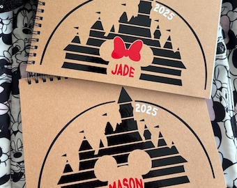 Personalized Princess Castle Autograph Book | Theme Park Signature Keepsake